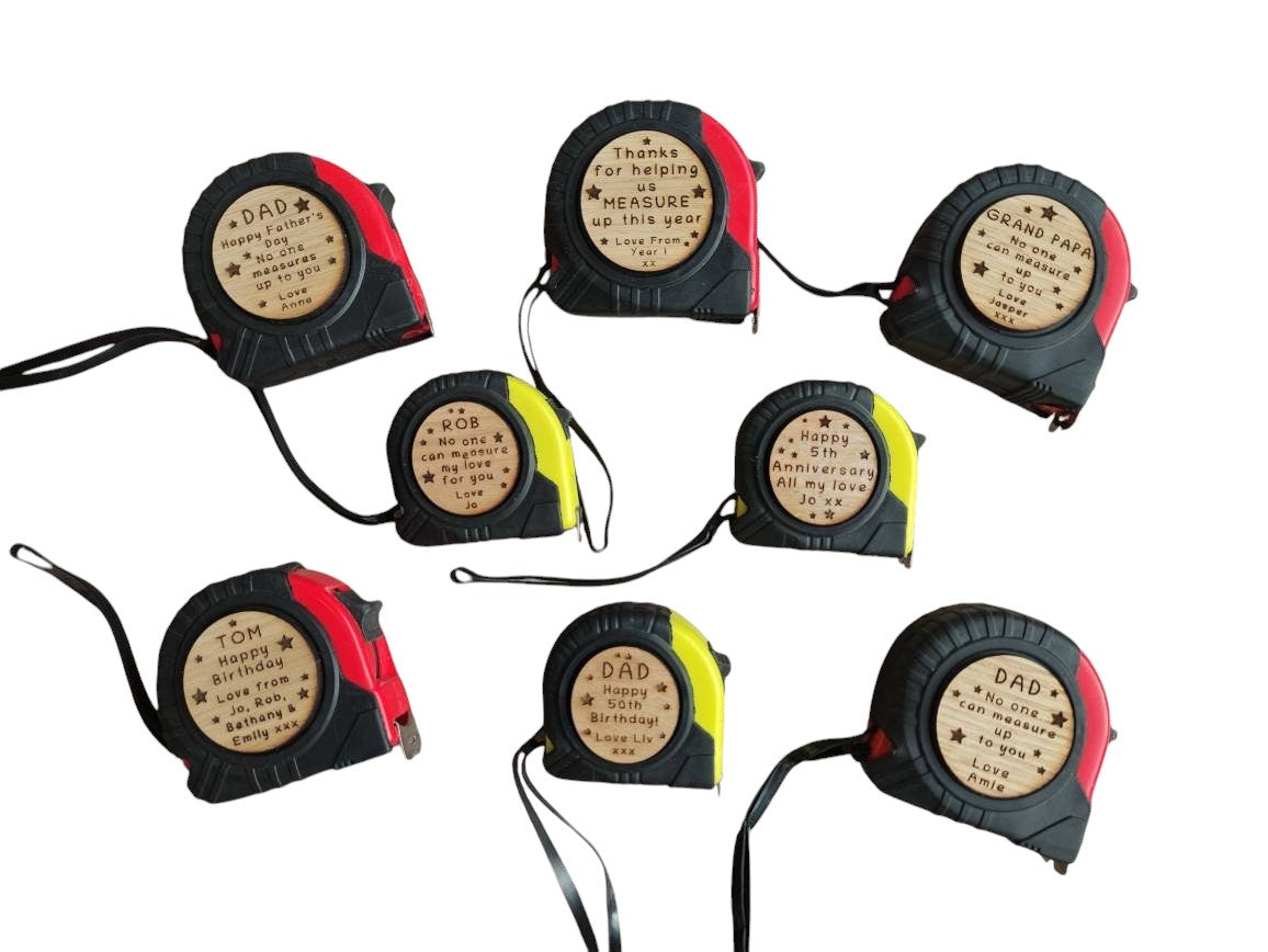 Personalised 5m Tape Measure, "No one can measure my love for you ......."