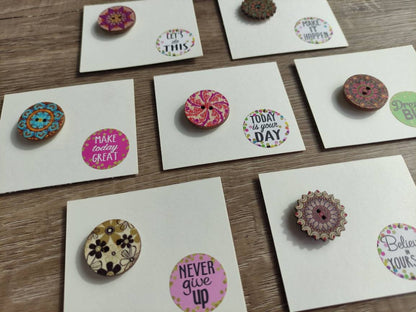 Button Needle Minder, different, styles designs and colours 