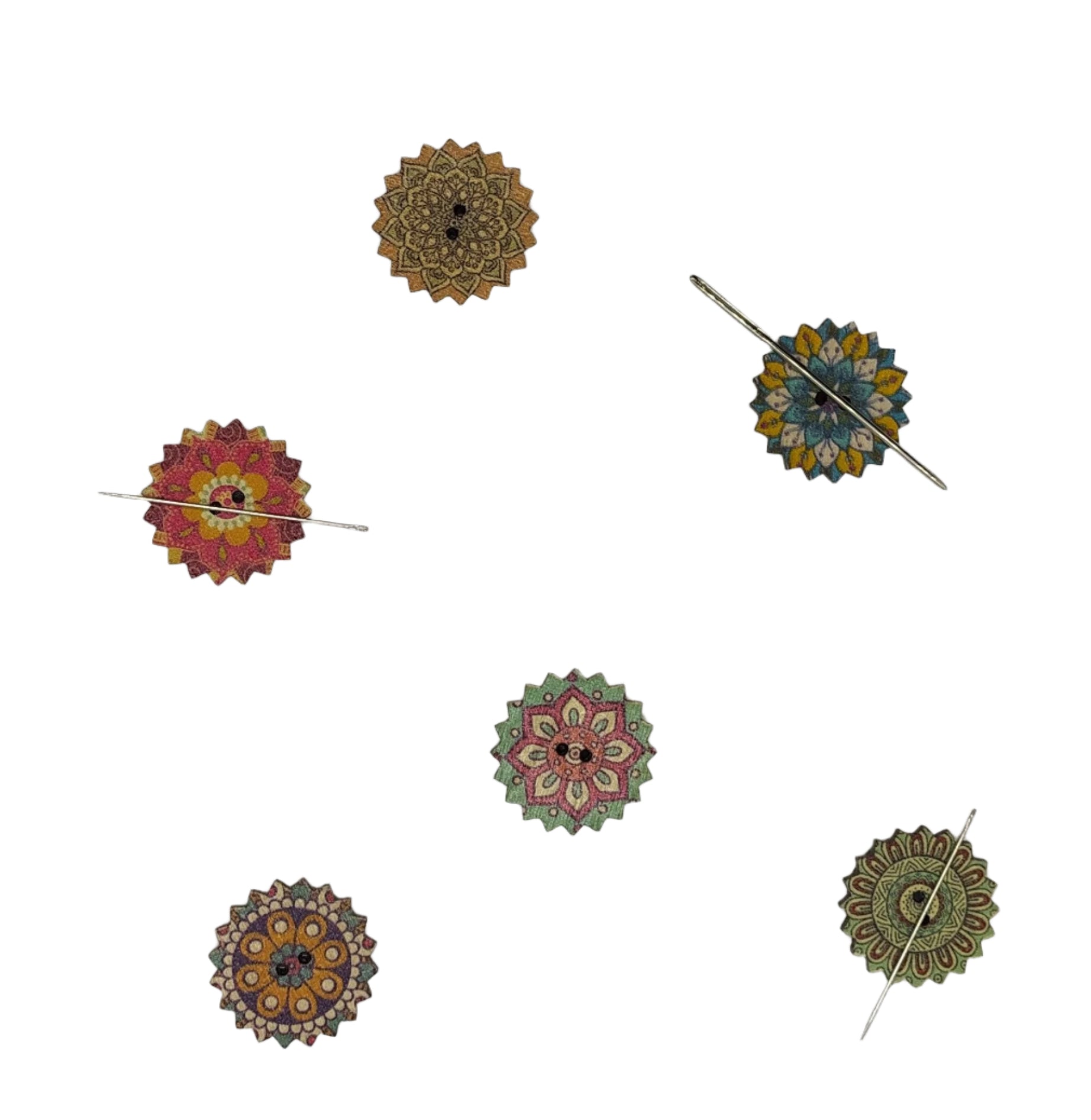 Button Needle Minder, different, styles designs and colours 