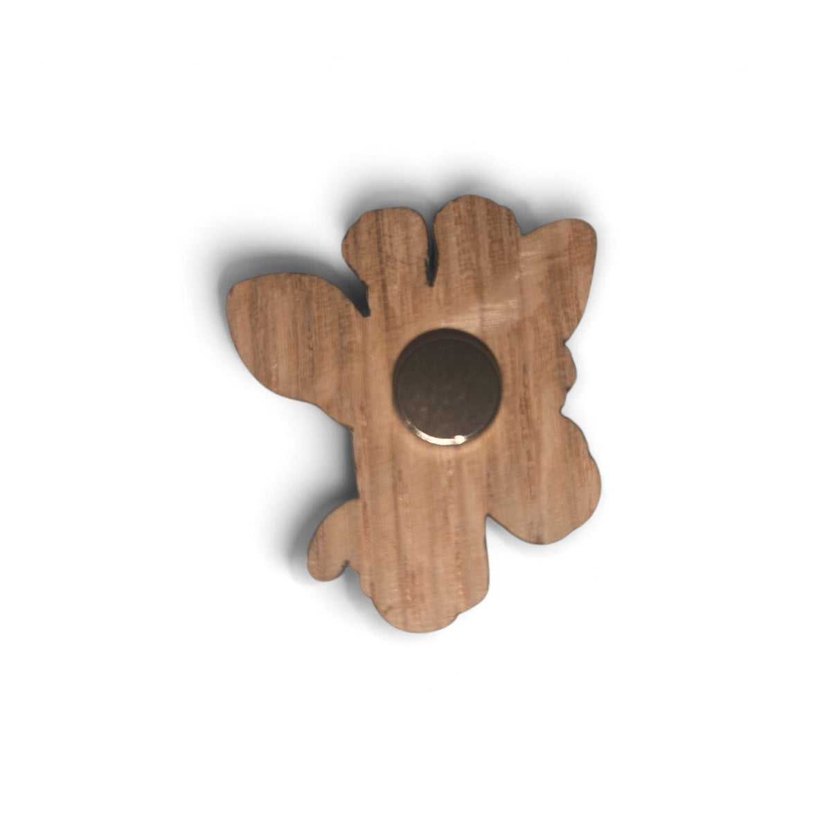 Giraffe magnetic needle minder, laser engraved oak, for cross stitch and embroidery