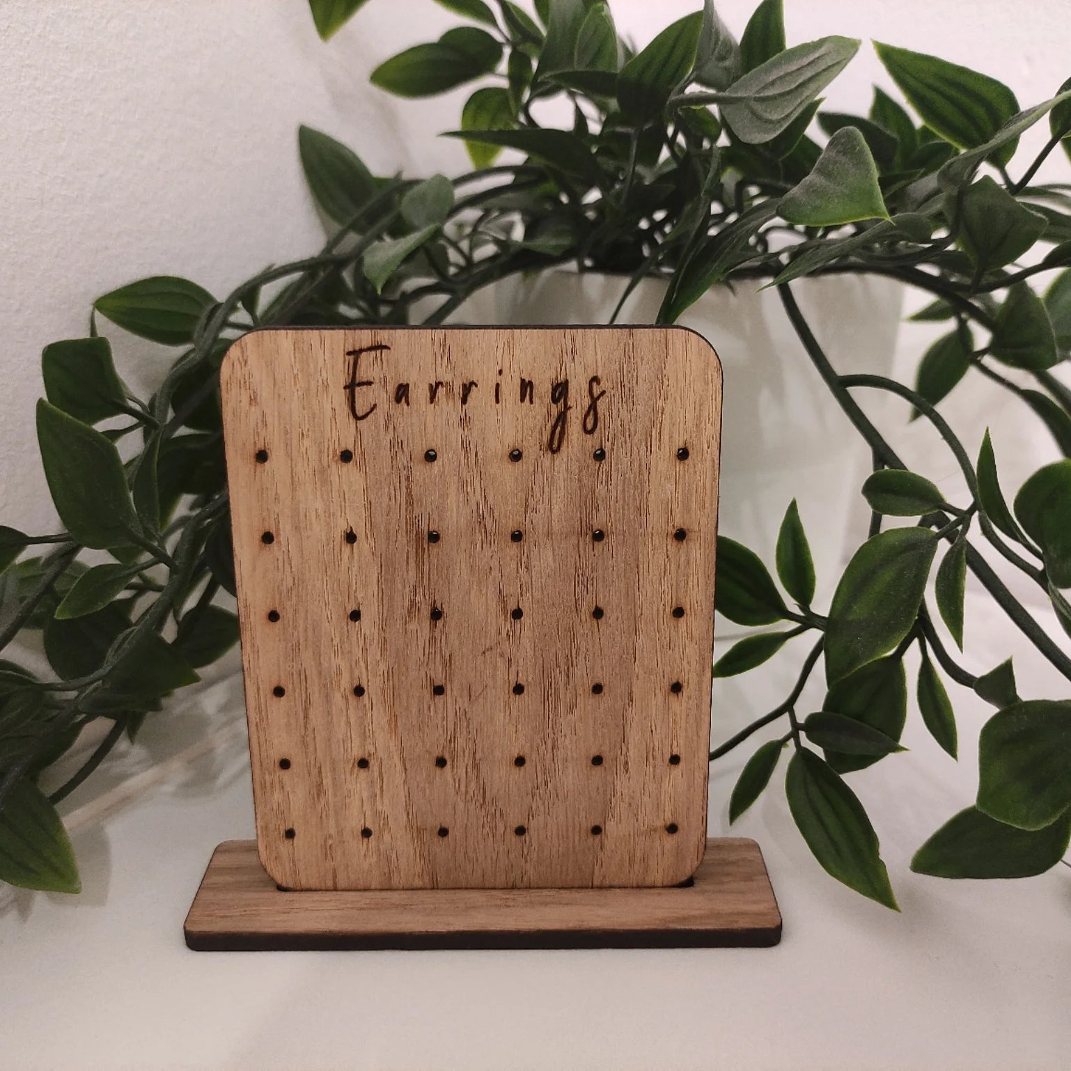Mini earring Holder, holds 18 Pairs of studs 