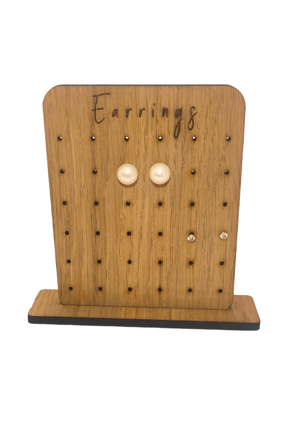 Mini earring Holder, holds 18 Pairs of studs 