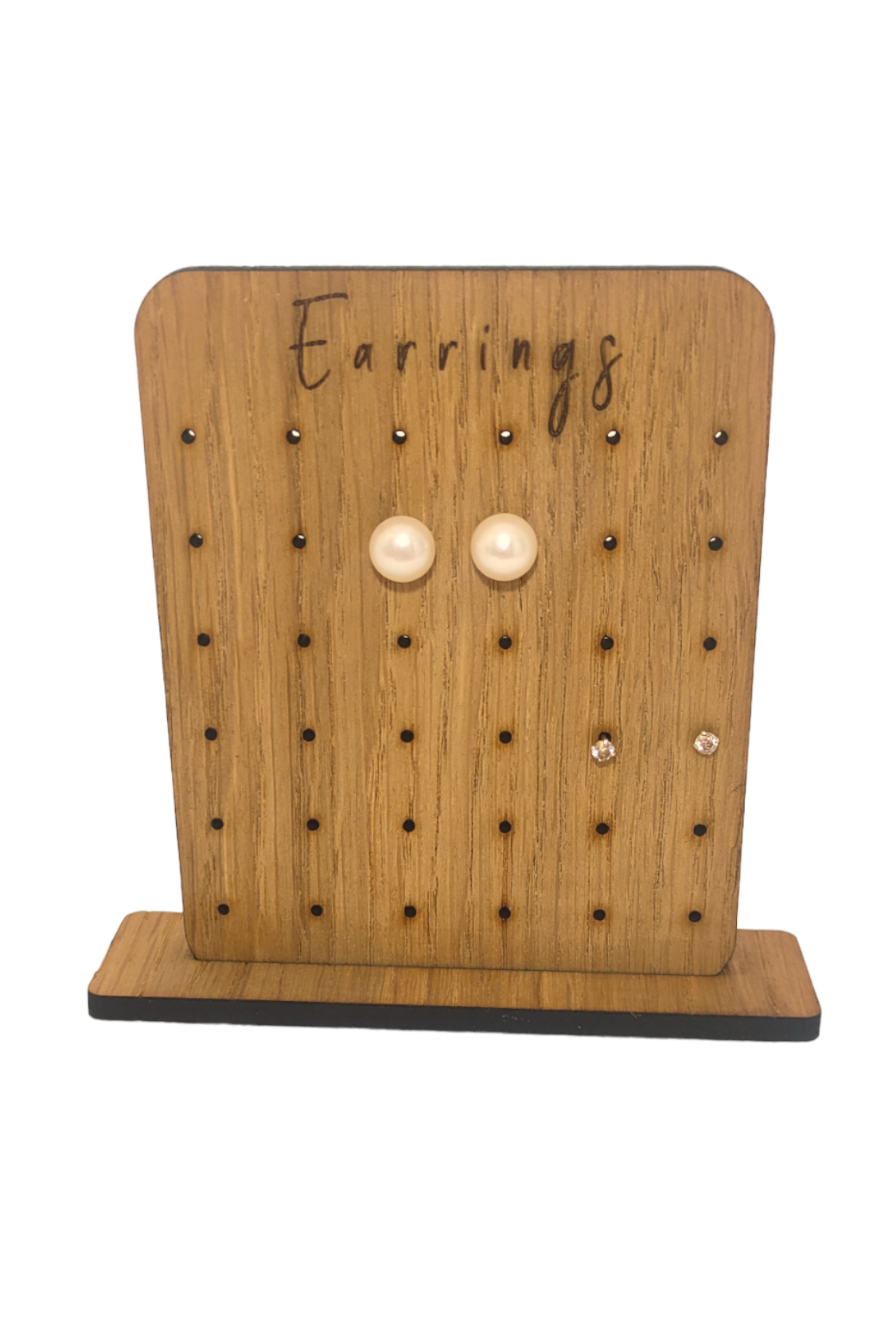 Mini earring Holder, holds 18 Pairs of studs 