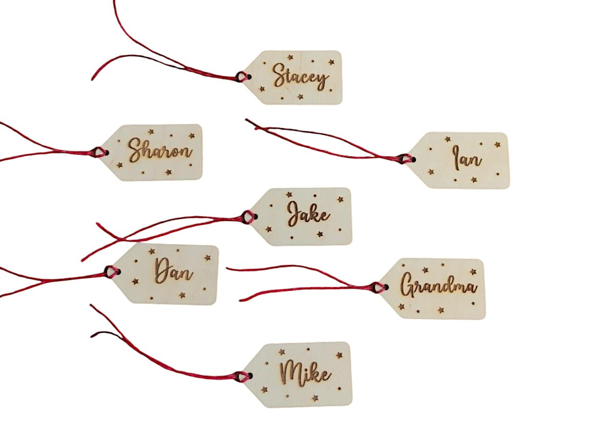 Personalised Reusable Gift Tag