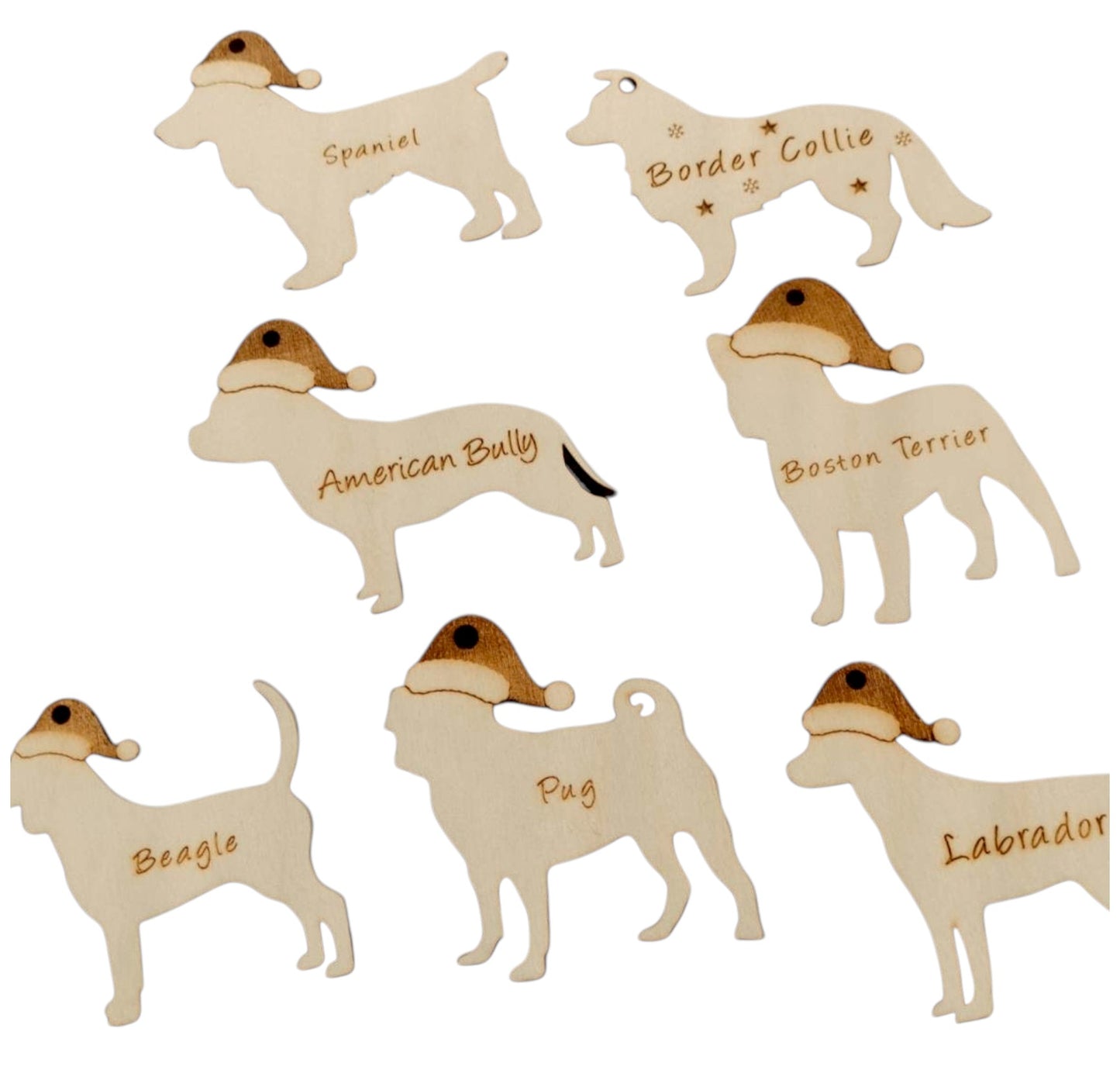 Personalised Dog Bauble Christmas Decoration