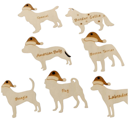Personalised Dog Bauble Christmas Decoration