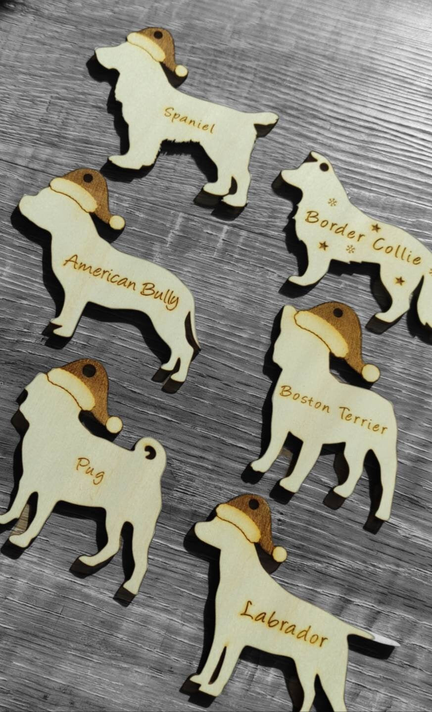 Personalised Dog Bauble Christmas Decoration