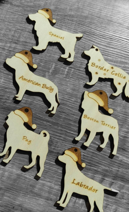 Personalised Dog Bauble Christmas Decoration
