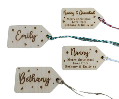 Personalised Reusable Gift Tag