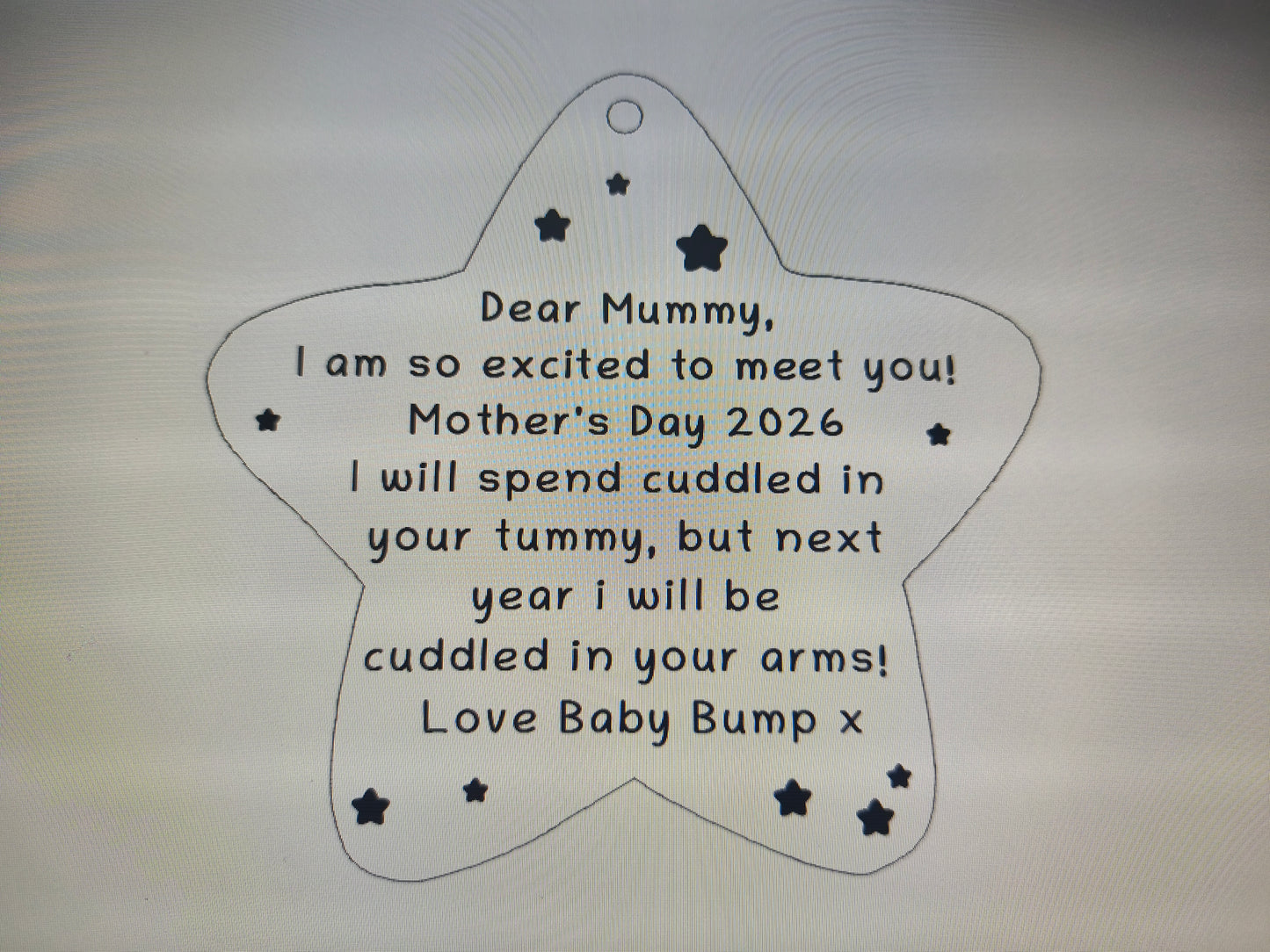 Mother's Day Sign from Bump
