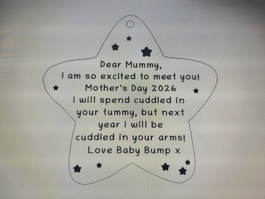 Mother's Day Sign from Bump